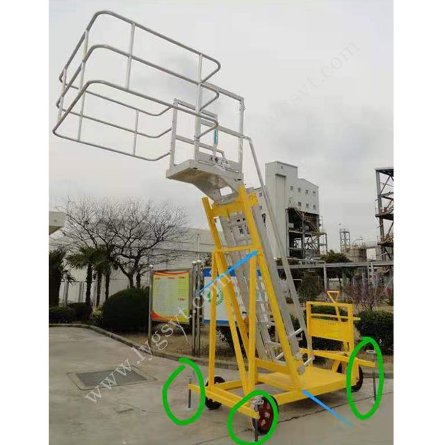 Truck Road Tanker Sampling And Inspection Mobile Platform Ladder Buy