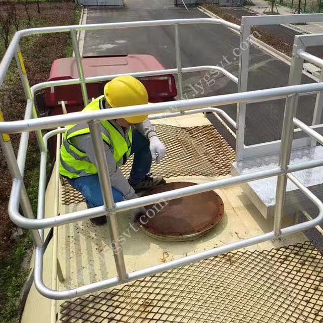 Truck Road Tanker Sampling And Inspection Mobile Platform Ladder Buy